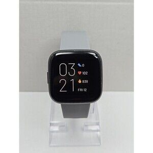 Fitbit Versa 2 Smartwatch Gray 40mm Alexa WR50M Always On Display No Charger